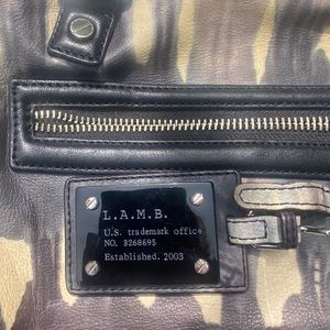 LAMB Gwen Stefani leather tie dye handbag